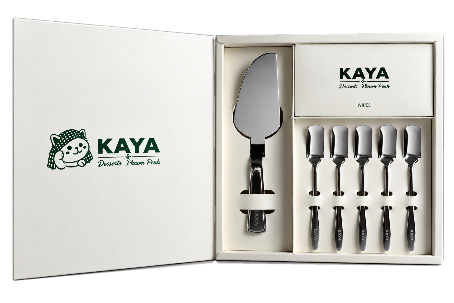 Kaya custom cutlery set